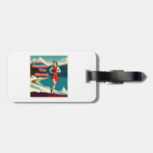 He's Cleaning The Kitchen Sassy Runner Luggage Tag