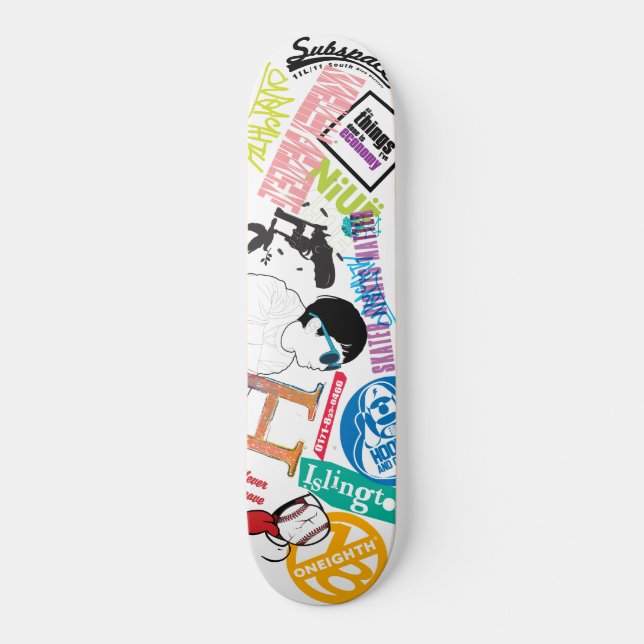 He's gotta dream. ONEIGHTH Tokyo Original Skateboard (Front)