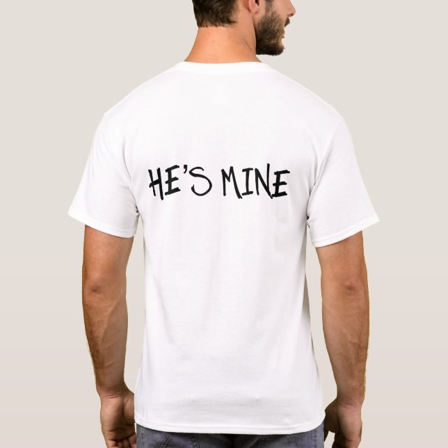 HE'S MINE. EQUAL MARRIAGE. GAY WEDDING SHIRTS (Back)