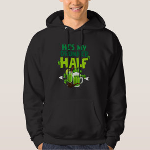 He's My Drunker Half Couples Matching St Patrick Hoodie