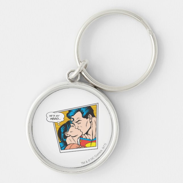 He's my hero key ring (Front)