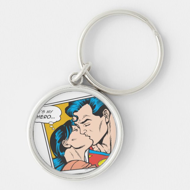 He's my hero key ring (Front)