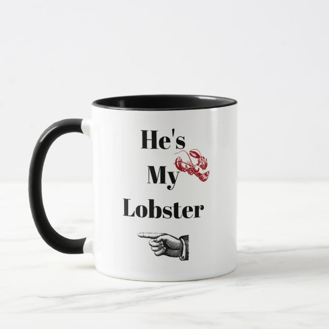 He's my lobster mug (Left)
