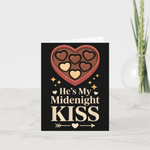 He's My Midnight Kiss Happy New Year Matching Coup Card