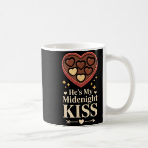 He's My Midnight Kiss Happy New Year Matching Coup Coffee Mug