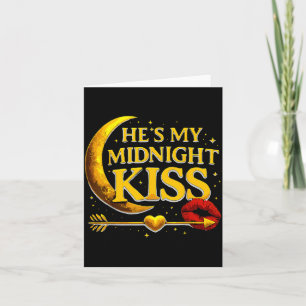 He's My Midnight Kiss Valentine’s Day Meme Matchin Card