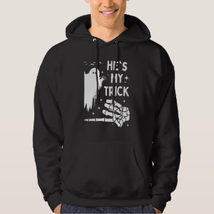 He's My Treat Halloween Matching Couples  Women Hoodie