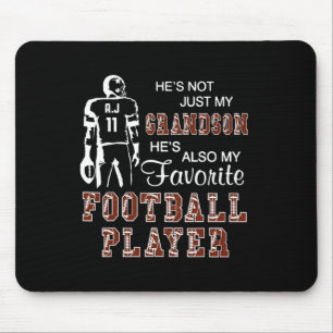 He's Not Just My Grandson He's Favourite Football Mouse Mat