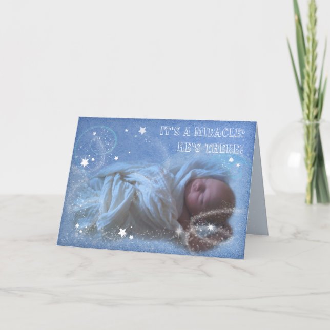 He's there! card (Front)