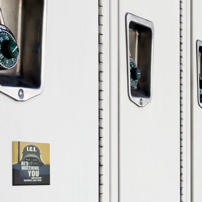 He's Watching You 2026 Magnet (In Situ (Locker))