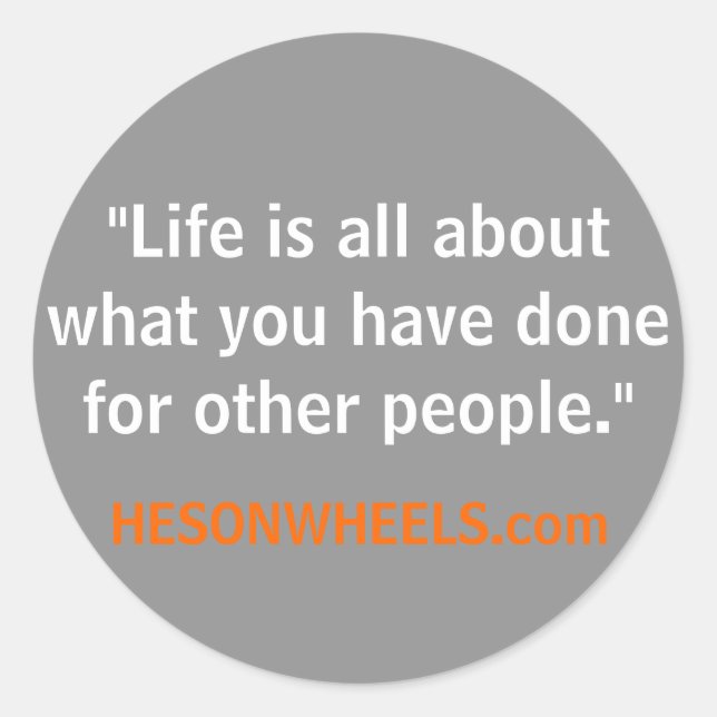 HESONWHEELS Quote Stickers Without Remember (Front)