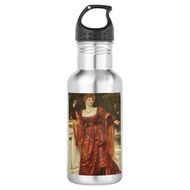 Hesperia (by Frank Dicksee) 710 Ml Water Bottle (Front)