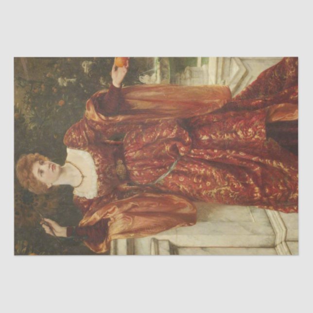 Hesperia (by Frank Dicksee) Tissue Paper (Front)