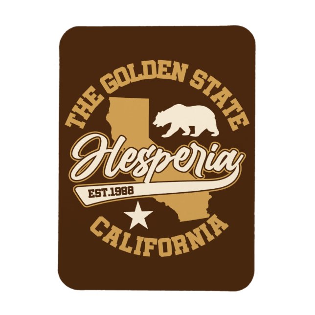 Hesperia,California Magnet (Vertical)