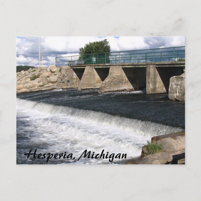Hesperia Dam Postcard (Front)