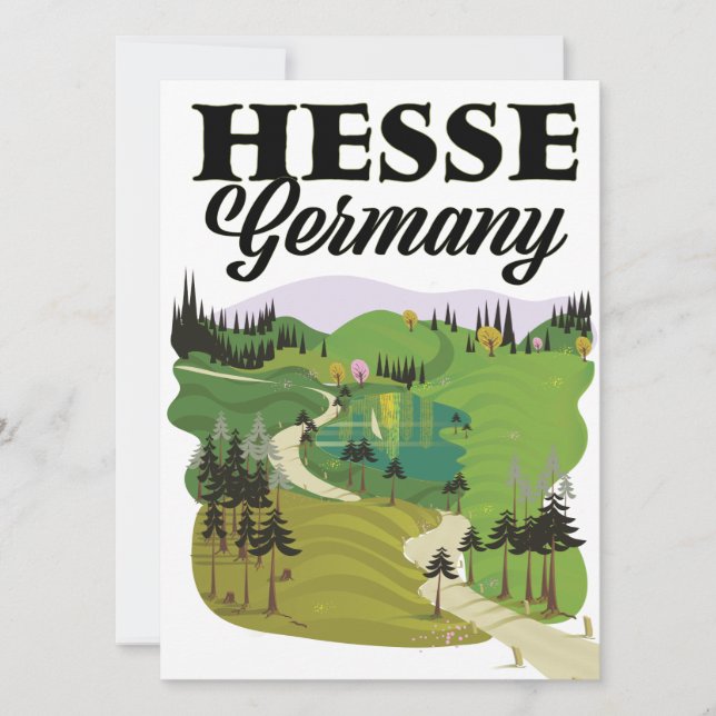 Hesse Germany Travel poster (Front)