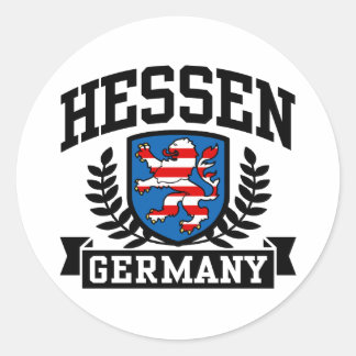 Hessen Classic Round Sticker