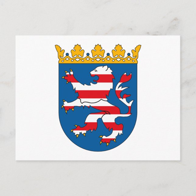 Hessen Coat of Arms Postcard (Front)