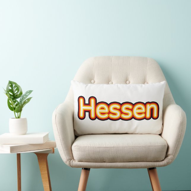 Hessen Deutschland Germany Lumbar Cushion (Chair)