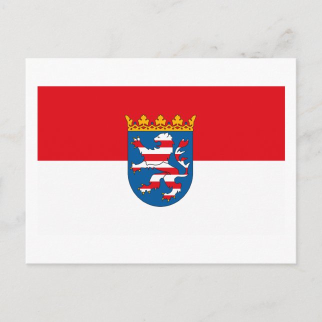 Hessen Flag Postcard (Front)
