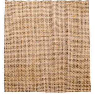 Hessian sackcloth burlap woven texture background, shower curtain