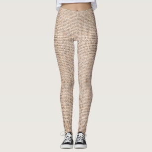 Hessian sackcloth, woven texture background. leggings