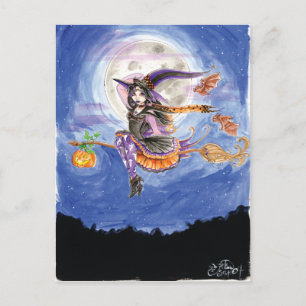 'Hester and the Bats' Postcard