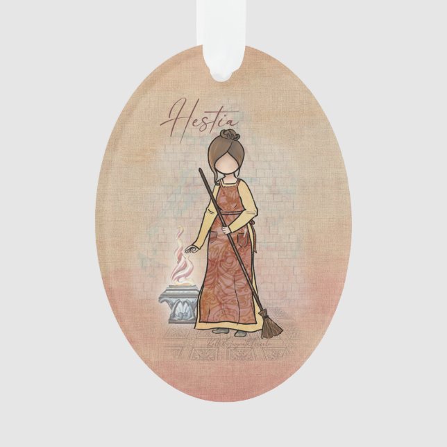 Hestia Goddess Ornament (Front)
