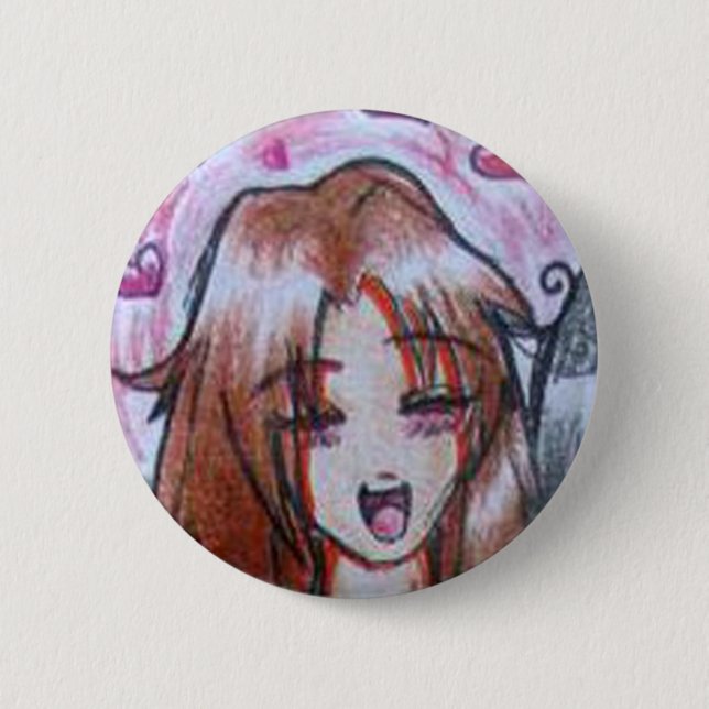 Hetalia GenderBend- femItaly 6 Cm Round Badge (Front)