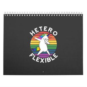 Hetero Flexible LGBT Lesbian Gay bisexual Trans Calendar
