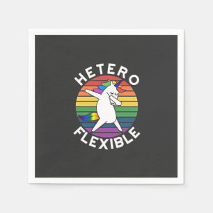 Hetero Flexible LGBT Lesbian Gay bisexual Trans Napkin