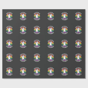 Hetero Flexible LGBT Lesbian Gay bisexual Trans Wrapping Paper