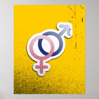 HETERO LOVE SYMBOLS -.png Poster
