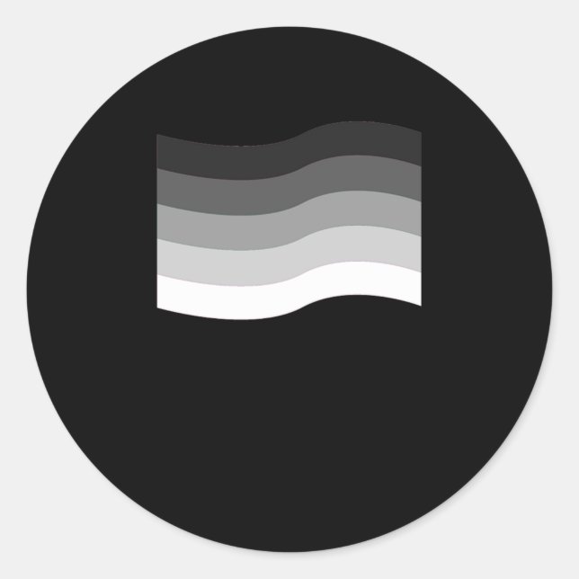 Heterosexual LGBT Pride Equality Flag Gift Classic Round Sticker (Front)