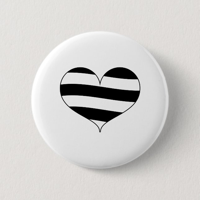 Heterosexual Pride 6 Cm Round Badge (Front)