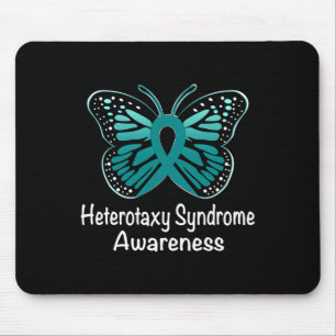 Heterotaxy Syndrome Awareness Warrior Support Teal Mouse Mat