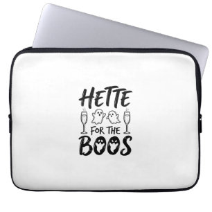 Hette For The Boos Halloween Ghost Party Shirt Des Laptop Sleeve