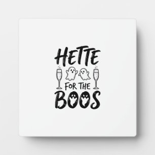 Hette For The Boos Halloween Ghost Party Shirt Des Plaque