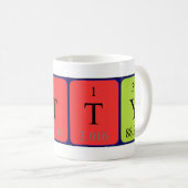 Hetty periodic table name mug (Front Right)