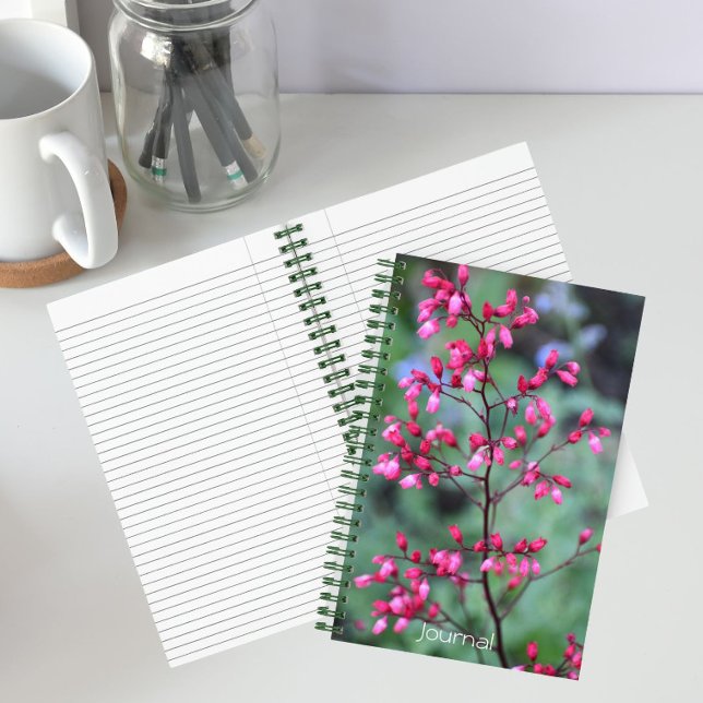 Heuchera Coral Bells Floral Notebook (In Situ)