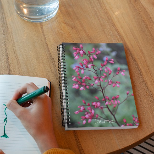 Heuchera Coral Bells Floral Notebook (In Situ)
