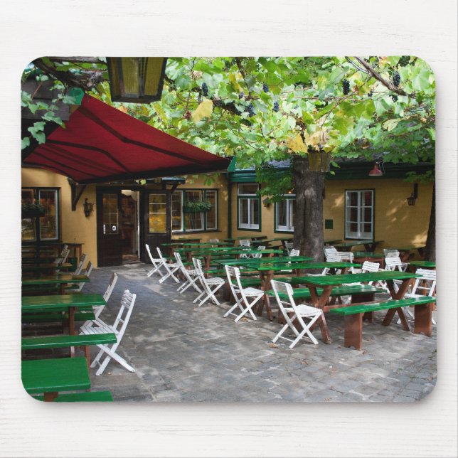 Heuriger In Grinzing Mouse Mat (Front)