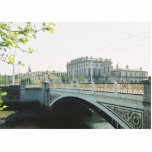 Heuston Railway Station, Kingsbridge Dublin Standing Photo Sculpture<br><div class="desc">Dublin city view of Iron bridge spanning the River Liffey,  it was built to commemorate the visit of King George IV in 1821,  Heuston Railway station is in the background.</div>