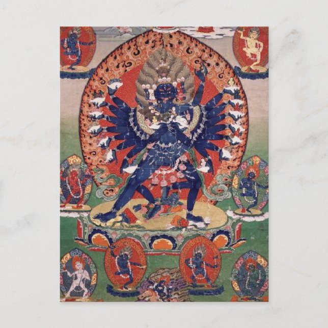 Hevajra Tibetan Buddhist Deity Postcard (Front)