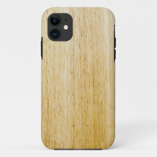 Hevea wood texture iPhone 11 case