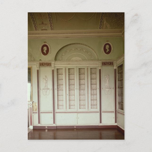 Heveningham Hall, Suffolk: library, 1778-80 Postcard (Front)