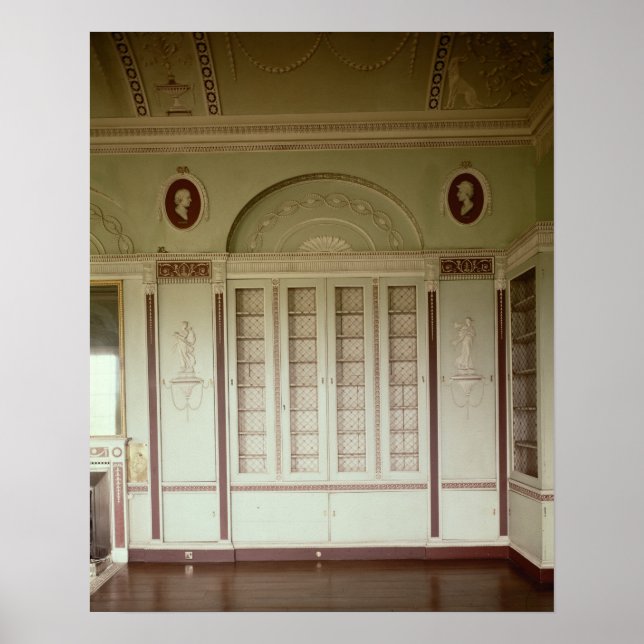 Heveningham Hall, Suffolk: library, 1778-80 Poster (Front)
