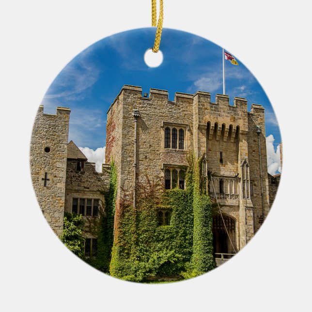 Hever castle ceramic tree decoration (Front)