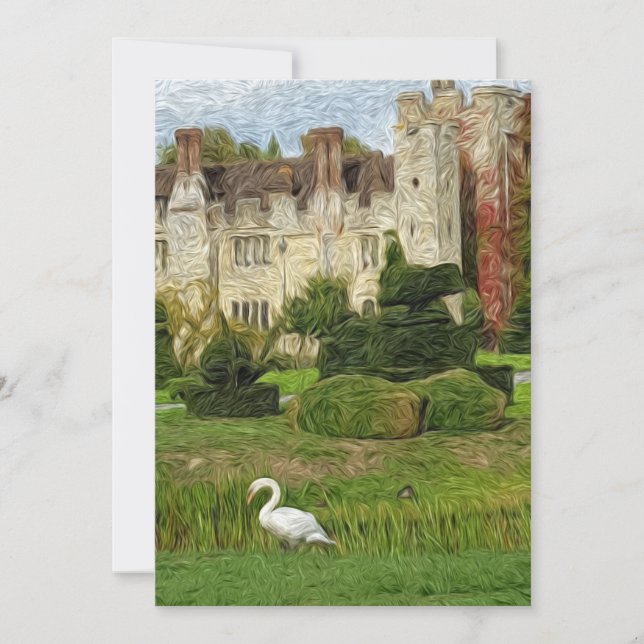 Hever Castle - Family Home Of Anne Boleyn (Blank) Thank You Card (Front)