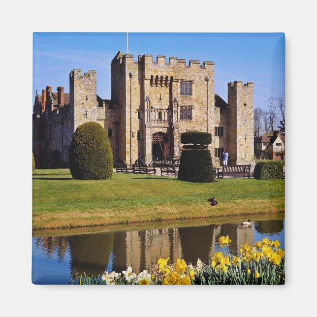 Hever Castle, Kent flowers Magnet (Front)